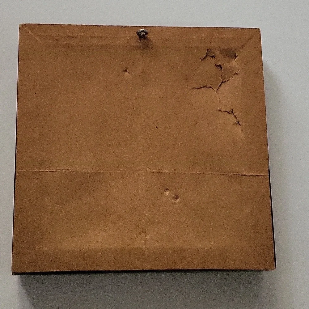 Farmhouse With A Mill Waterwheel In A River Vintage Framed Needlework - Picture 6 of 8